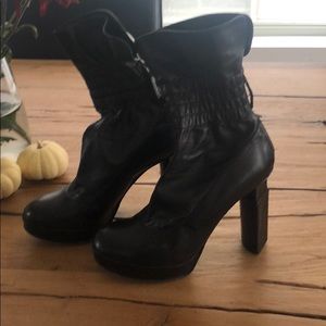 Fendi  Black Leather Booties